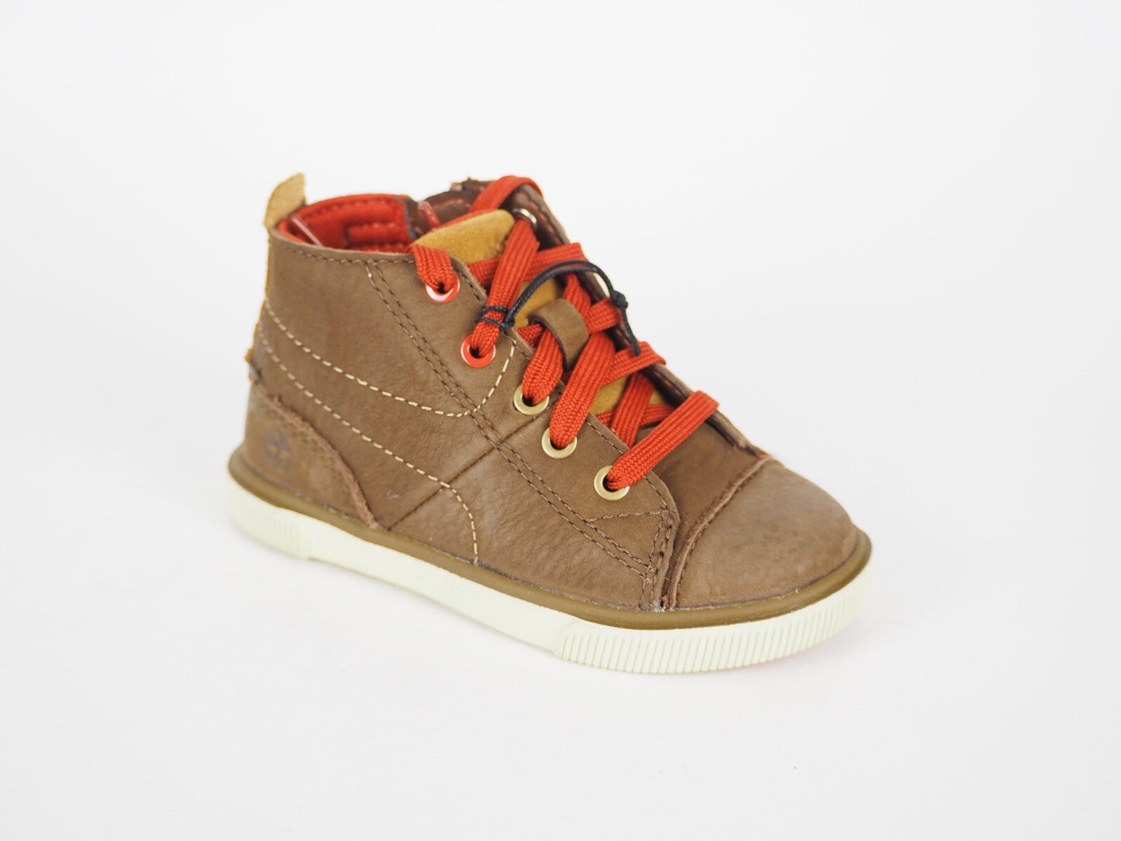 Infants Timberland Cupsole 8780R Light Brown Leather Lace Up Winter Chukka Boots