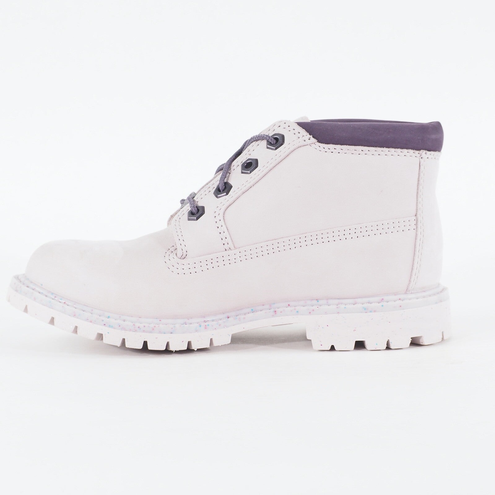 Womens Timberland Nellie Waterproof A1WCS Purple Leather Casual Chukka Boots