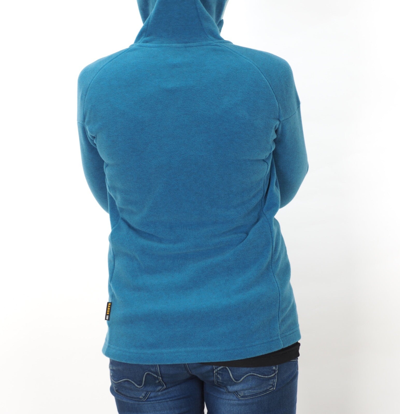 Womens Jack Wolfskin 5007701 Moroccan Blue Zip Up Warm Fleece Hiking Sweatshirt