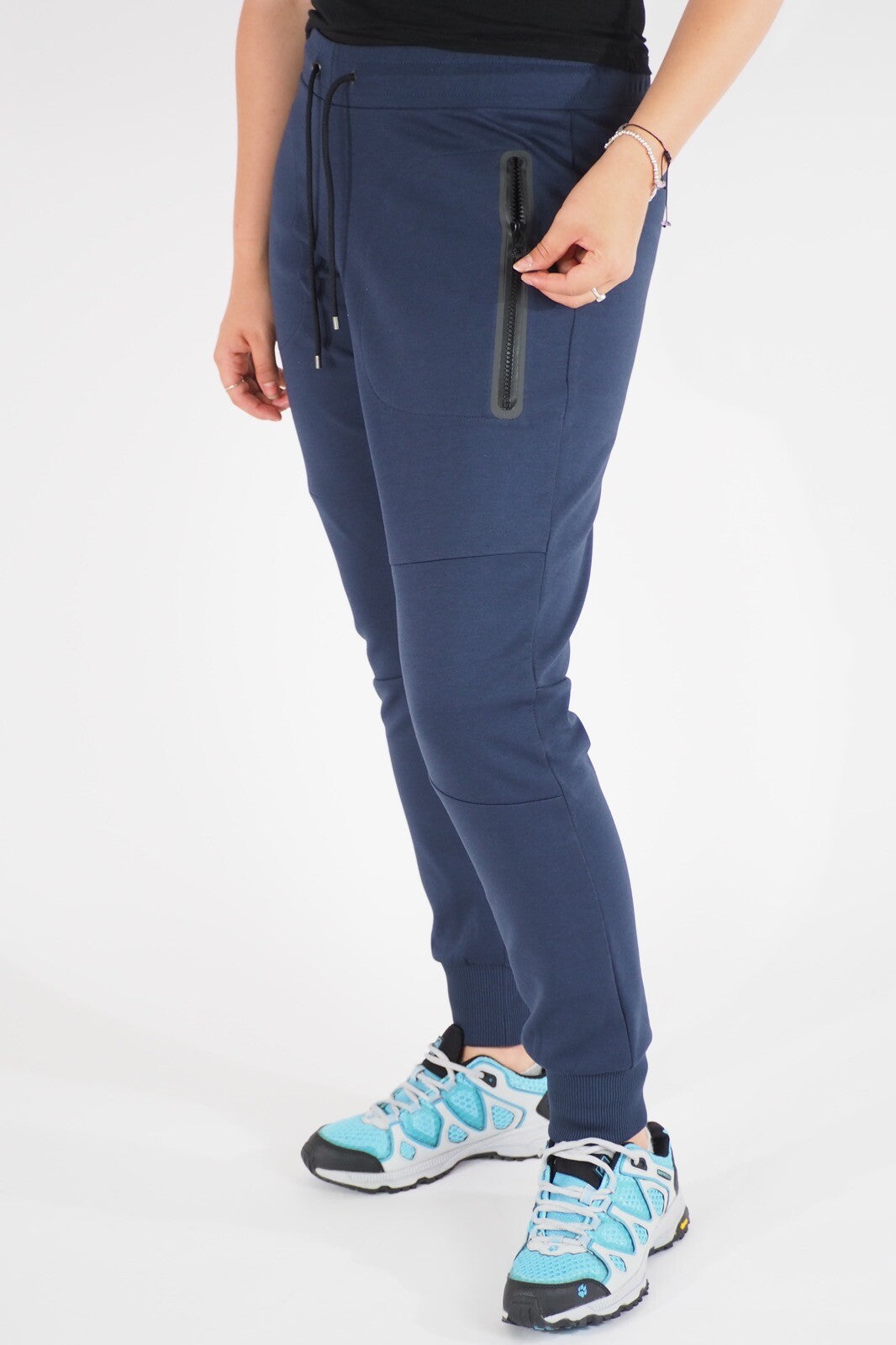 Womens Jack Wolfskin Tech 1505001 Midnight Blue Stays Fresh Outdoor Joggers