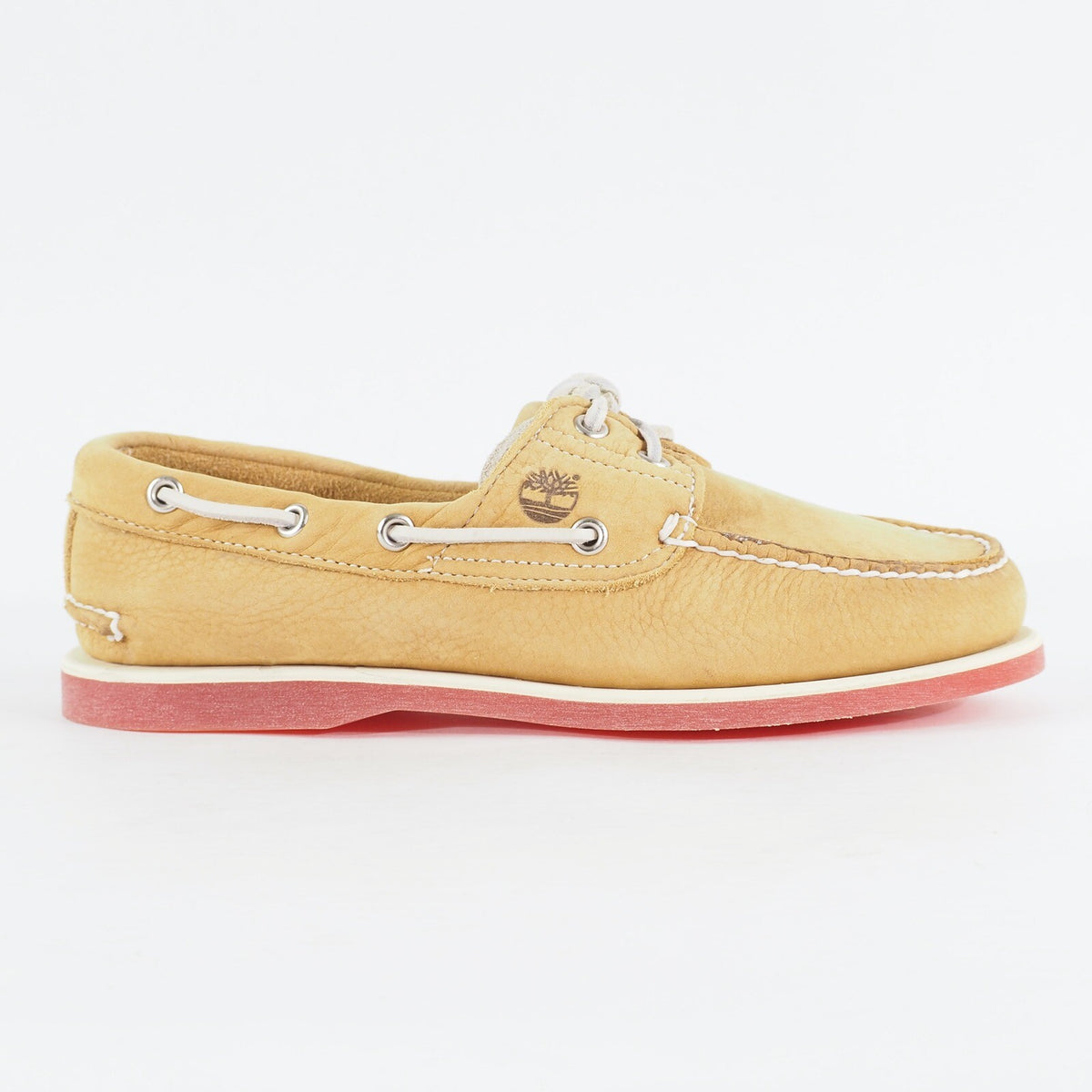 Mens Timberland Classic 2 Eyed 6507A Light Brown Lace Up Casual Boat Shoes