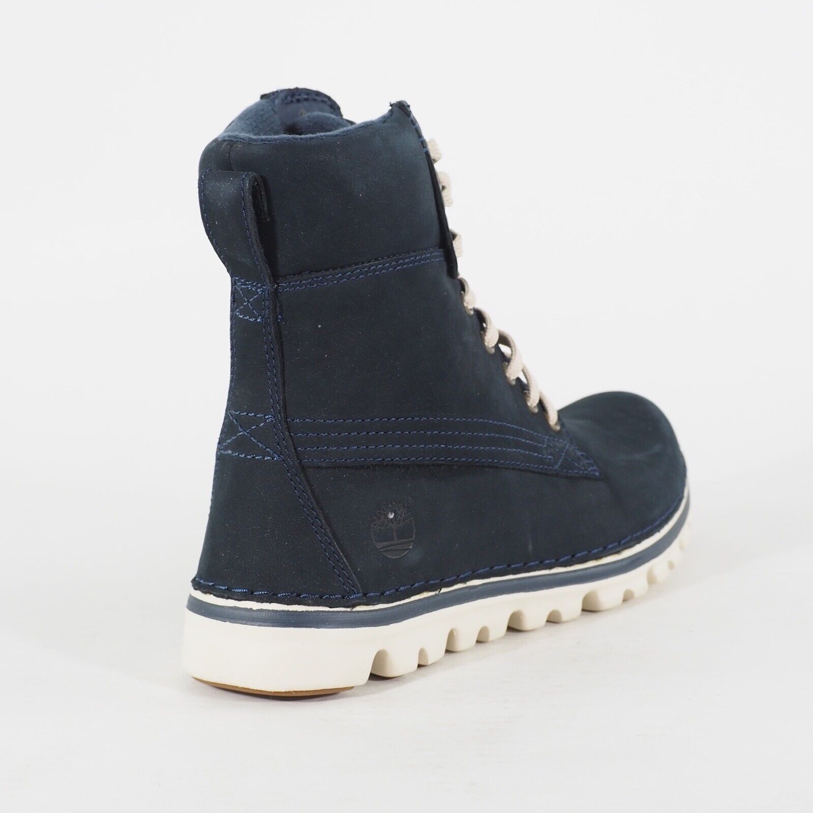 Womens Timberland 6 Inch Brookton A14D3 Navy Leather Lace Casual Walking Boots
