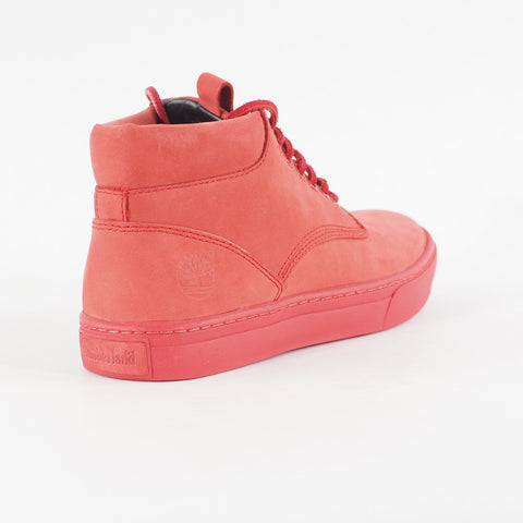 Mens Timberland Adventure Cupsol A178Q Red Leather Lace Up Chukka Casual Shoes