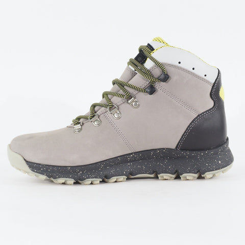 Mens Timberland World Hiker A1U8S Leather Grey Lace Up Hiking Walking Boots