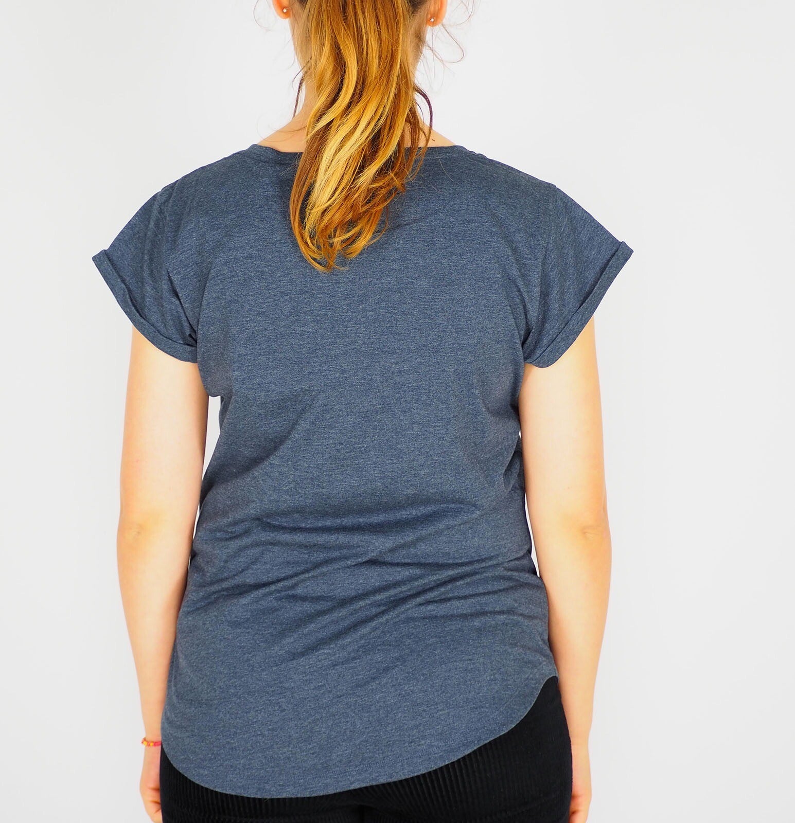 Womens Jack Wolfskin Moana 5011151 Night Blue Pocket Casual Regular Fit T Shirt