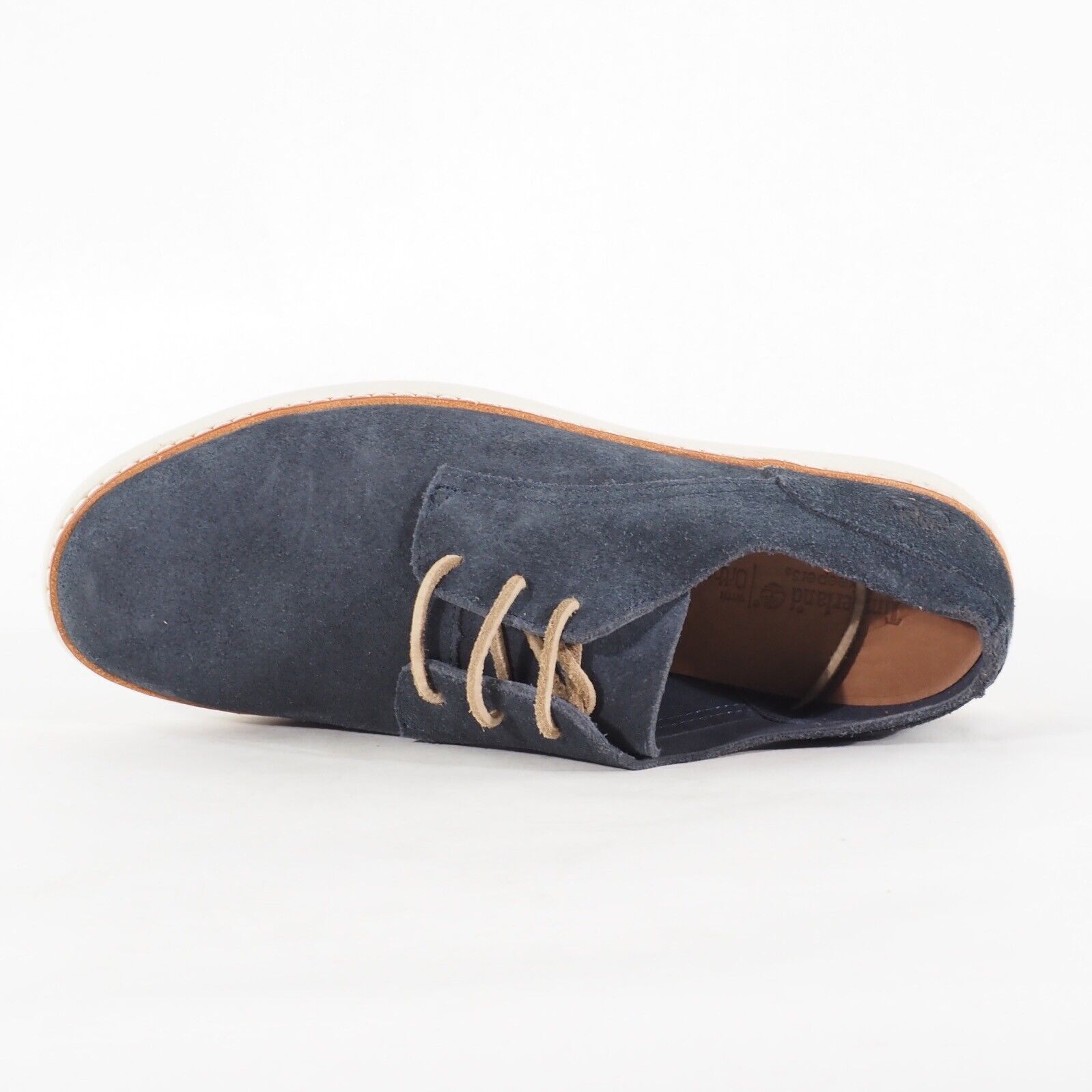 Mens Timberland Plain Toe Oxford 9267B Navy Casual Lace Leather Everyday Shoes