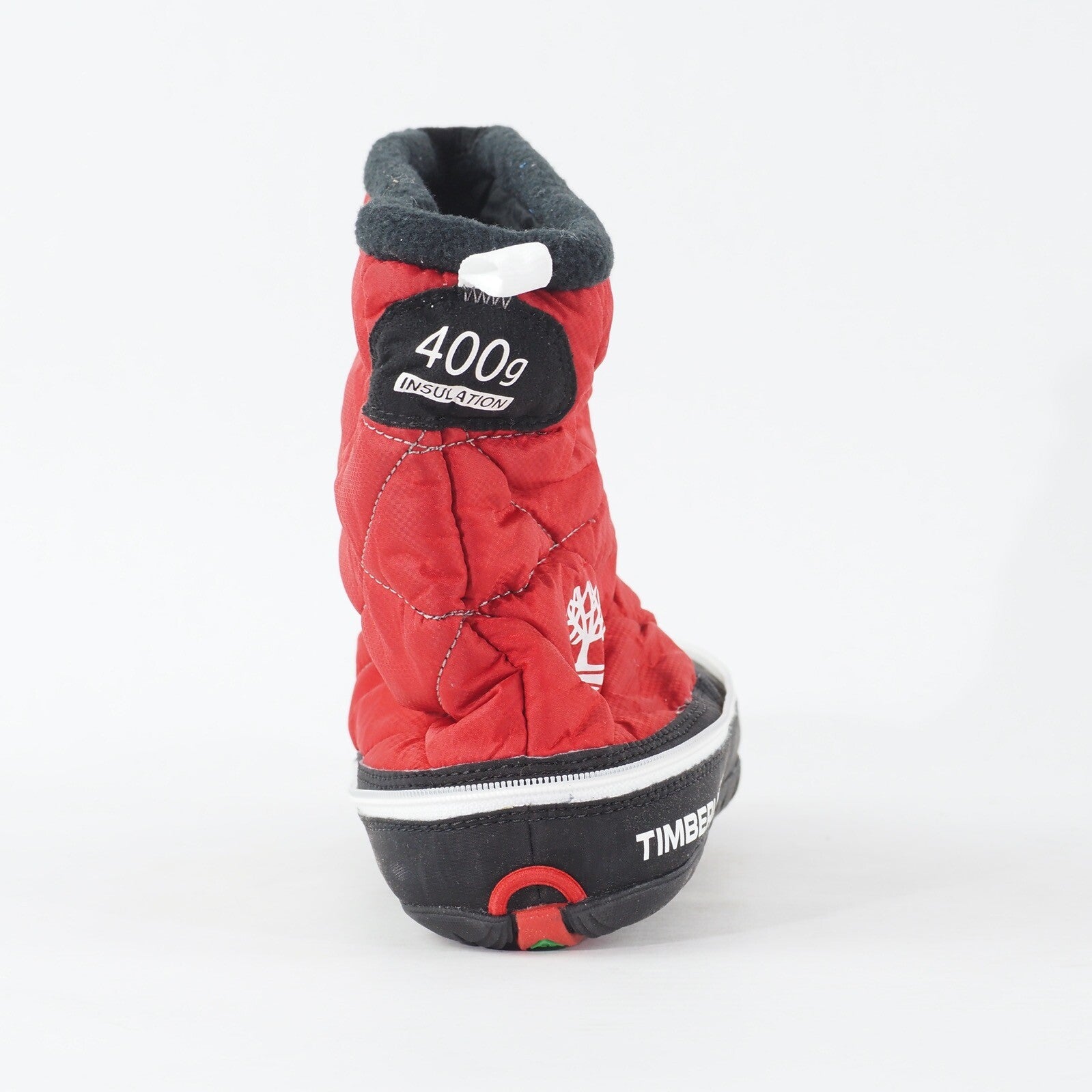 Mens Timberland Radler Mid Camp 2034R Red / Black Fabric Pull On Fold Away Boots