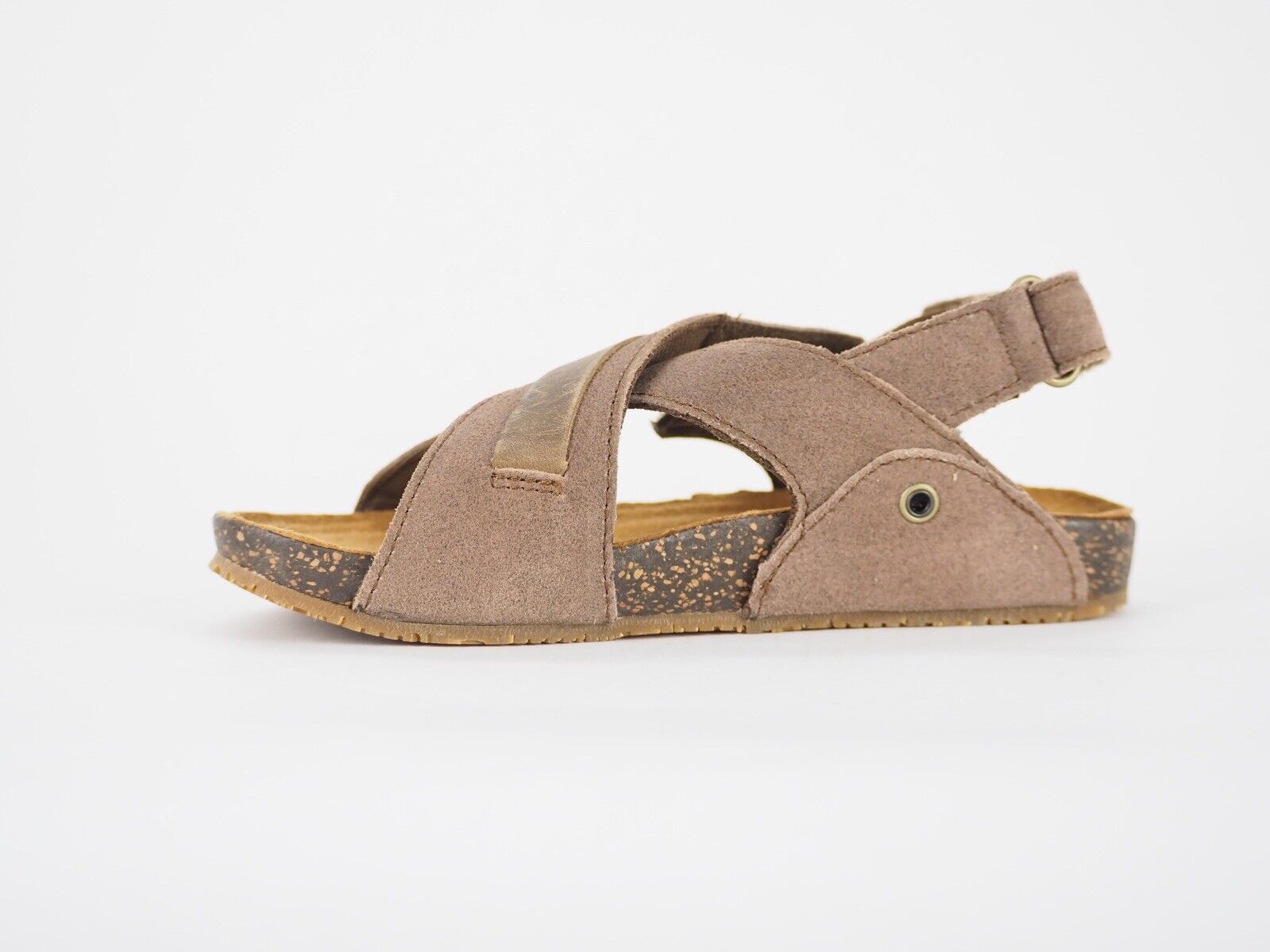 Unisex Timberland Stnybrk 4273R Brown Leather Casual Summer Kids Walking Sandals