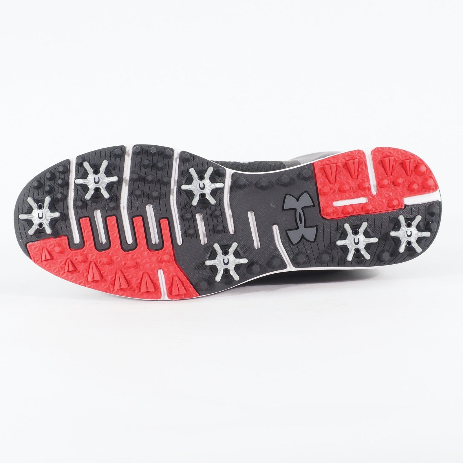 Mens Under Armour Fade RST E 3020807 002 Black Lace Waterproof Golf Shoes 