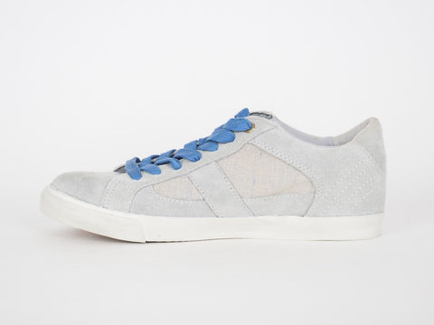 Womens Timberland EK Glastonbury 8234B Blue Suede Fabric Lace Up Trainers UK 5