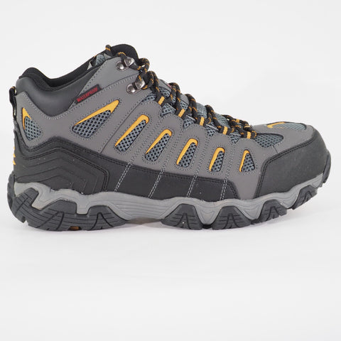 Mens Skechers Blais Bixford 77054 Grey Waterproof Steel Toe Safety Work Boots 