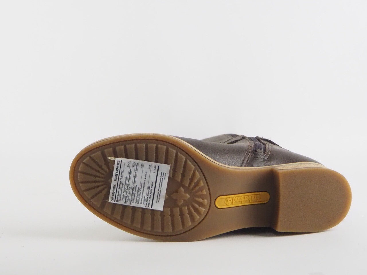 Womens Timberland Classic Hight Top 3556R Leather Brown Ladies Zip Side Boots