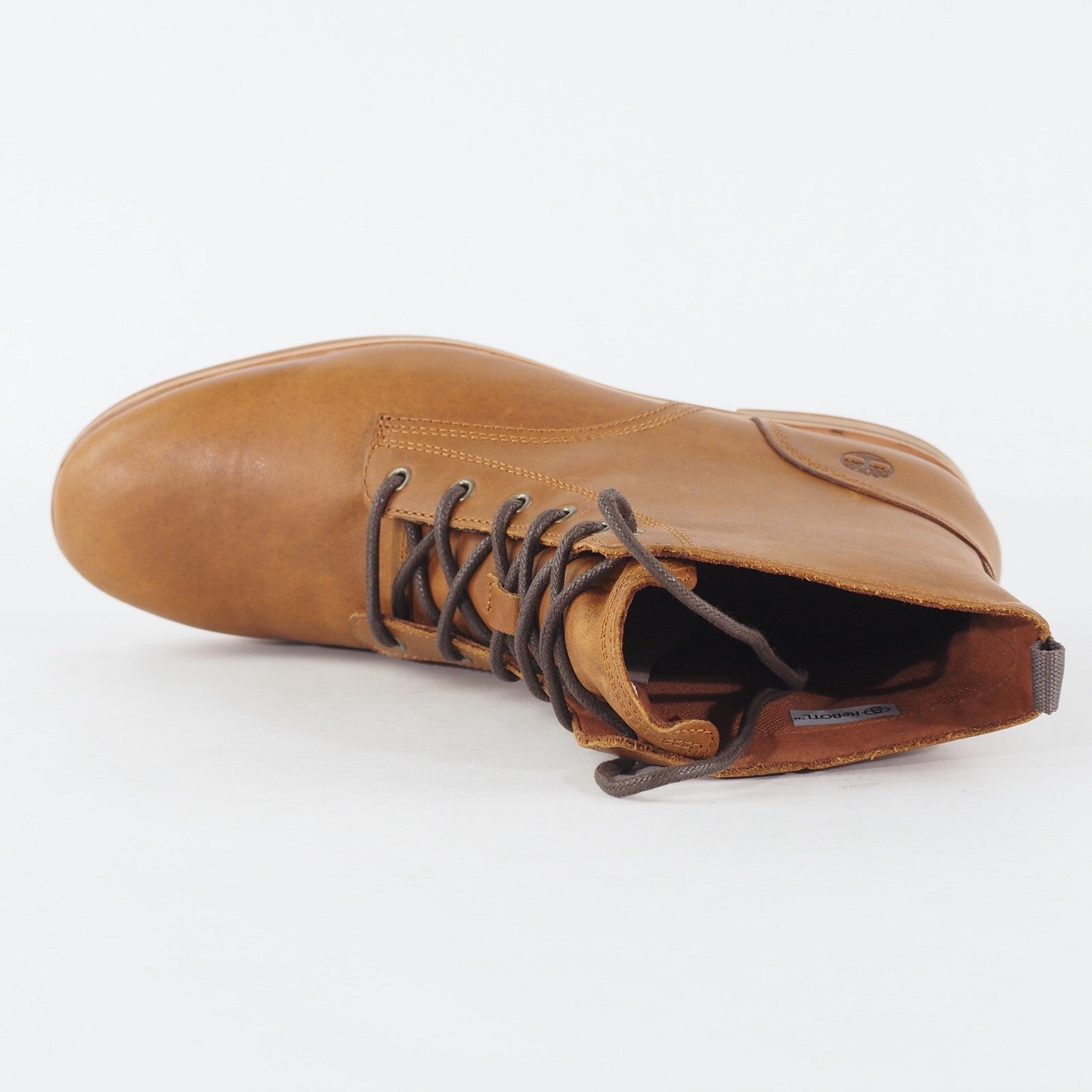 Womens Timberland Somers Falls A21EZ Tan Leather Lace Up Casual Ankle Boots