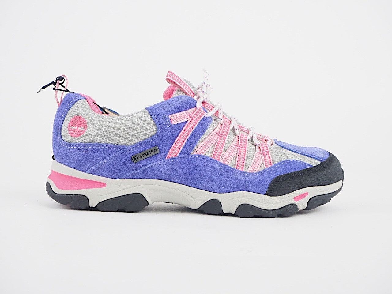 Womens Timberland GTX 8095R Purple Suede Walking Hiking Gore Tex Shoes 