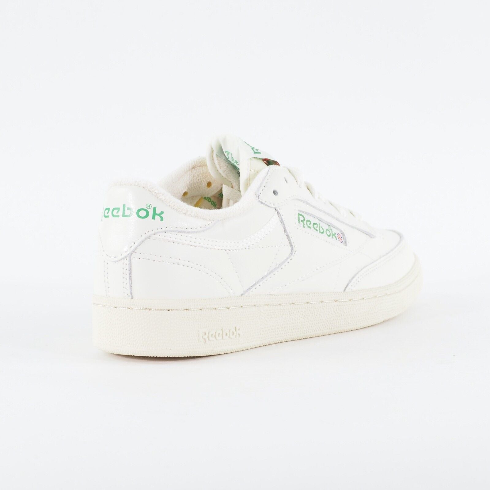 Mens Reebok Club C 85 Vintage DV6434 Chalk White Leather Casual Lace Up Trainers