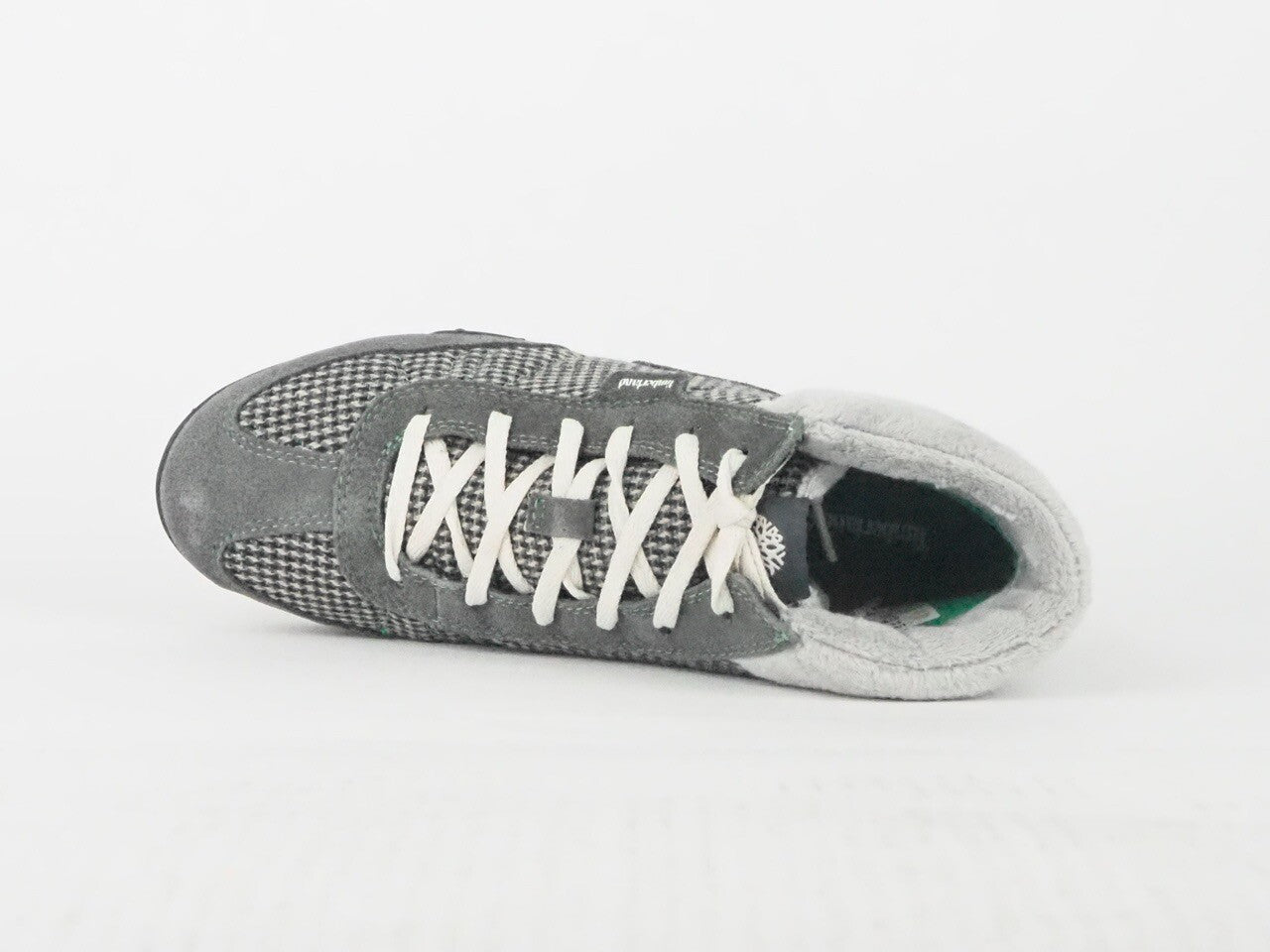 Womens Timberland Earthkeepers Greeley Mid 5760A Grey Leather Tweed Boots