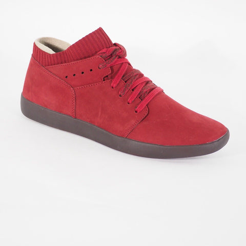 Mens Timberland Project Better Super Ox A29BZ Syrah Red Leather Lace Up Boots