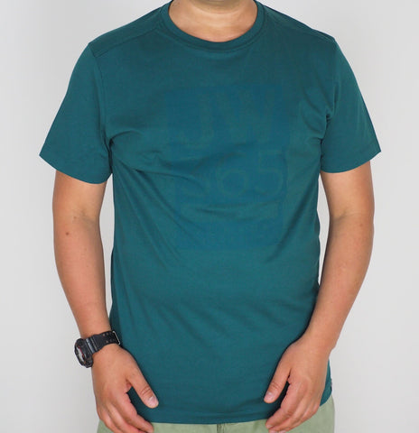 Mens Jack Wolfskin 365 1806621 Atlantic Deep Short Sleeve Light Casual T Shirt