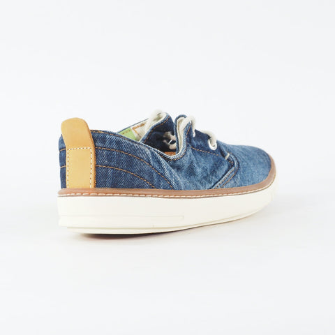 Womens Timberland Hookset Ox 8422B Dark Blue Denim Lace Up Casual Everyday Shoes