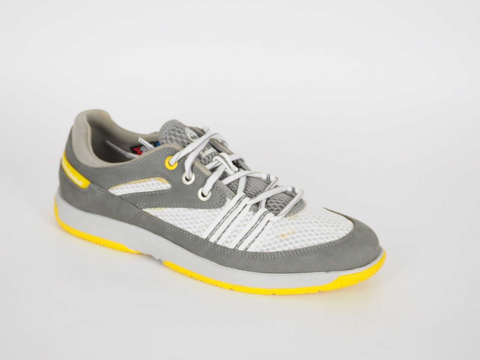 Mens Timberland Formentor Vent 97161 White Grey Leather Lace Up Casual Trainers