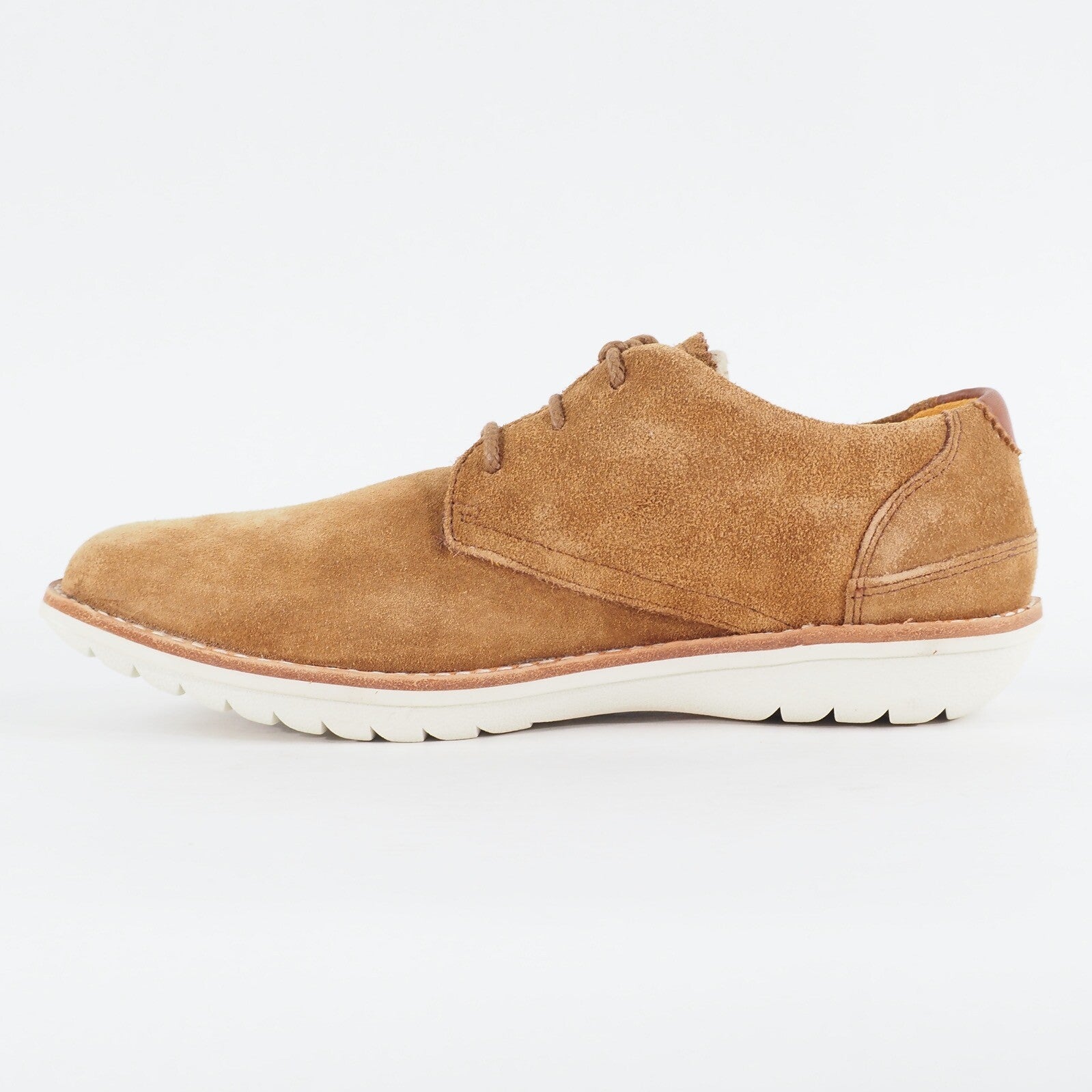 Mens Timberland Front Country Travel Oxford 5215R Suede Tan Lace Up Casual Shoe