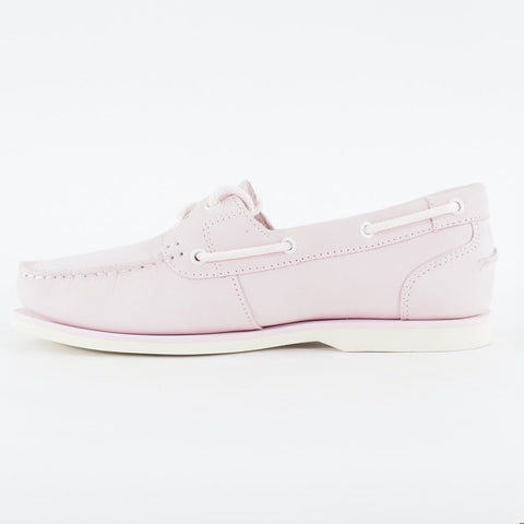 Womens Timberland Classic A27UT Light Pink Nubuck Leather Lace Casual Boat Shoes