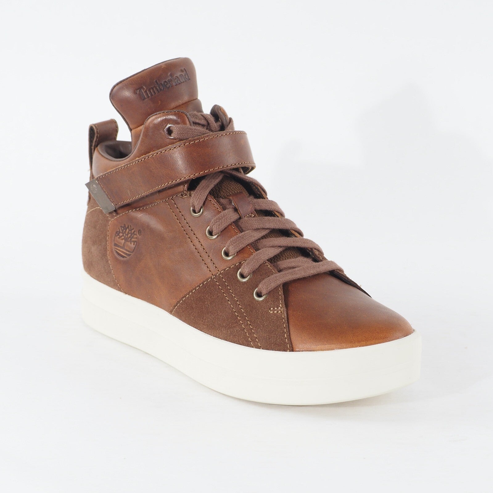 Womens Timberland Mayliss High Top A17KZ Medium Brown Leather Lace Casual Boots