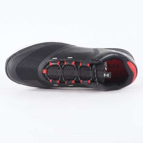 Mens Under Armour Fade RST E 3020807 002 Black Lace Waterproof Golf Shoes 
