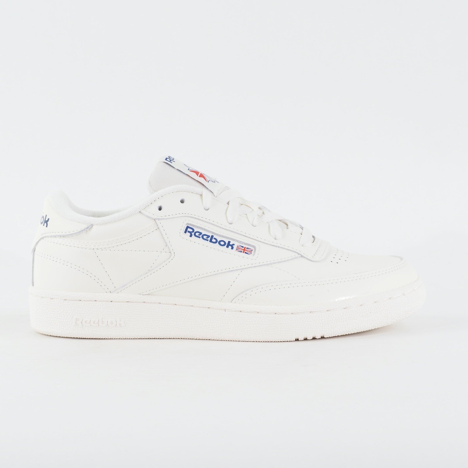 Mens Reebok Club C 85 HP4321 White Leather Casual Lace Up Sports Trainers
