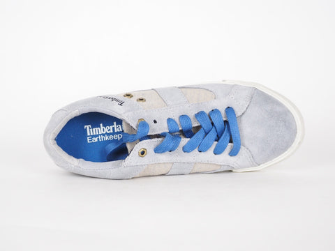 Womens Timberland EK Glastonbury 8234B Blue Suede Fabric Lace Up Trainers UK 5