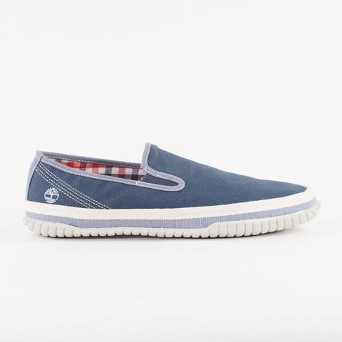 Mens Timberland Classic Earthkeepers 9450B Blue Fabric Slip On Walking Shoes