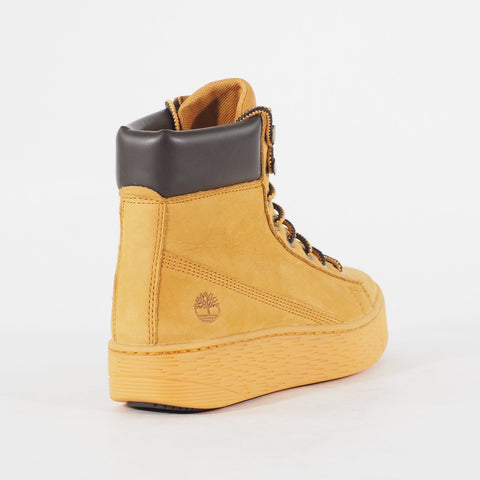 Womens Timberland Marblesea Hightop A21ZW Wheat Leather Lace Up Walking Boots