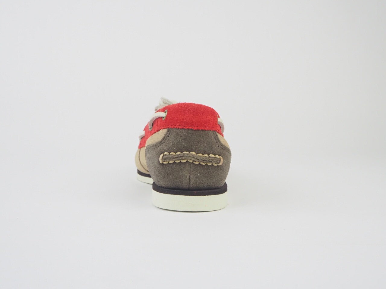 Womens Timberland EK Classic 8861R Red Beige Grey Suede Boat Casual Light Shoes