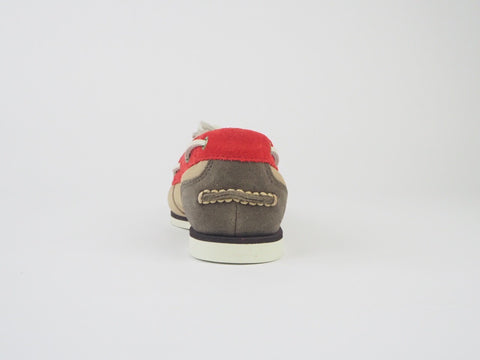 Womens Timberland EK Classic 8861R Red Beige Grey Suede Boat Casual Light Shoes