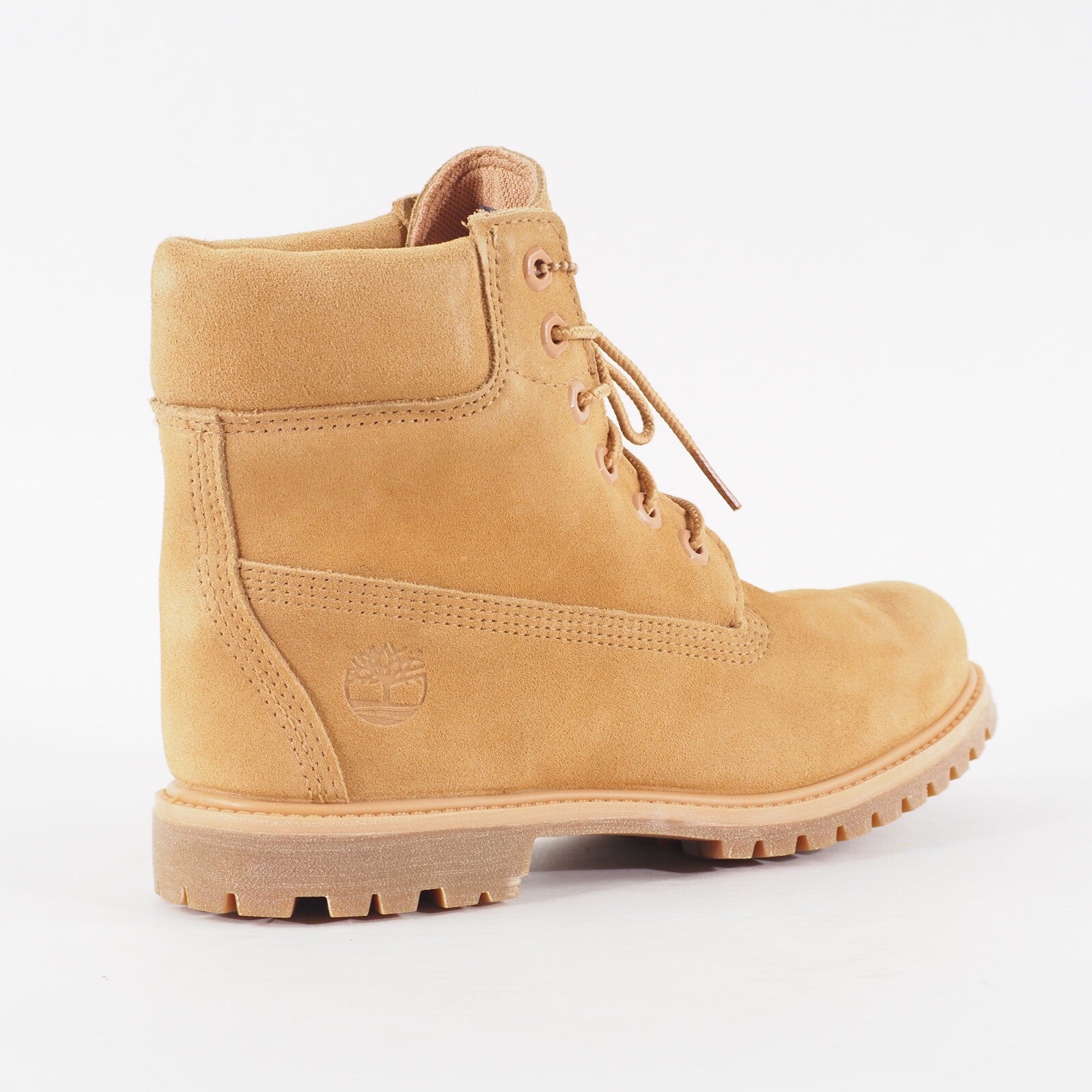 Womens Timberland Premium A1P7G Biscuit Brown Leather Waterproof Lace Up Boots
