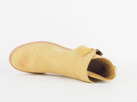 Womens Timberland Coulter Beige 8654A Leather Pull On Ladies Boots Made In USA