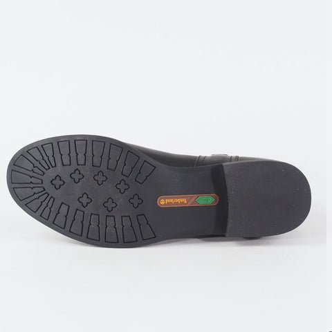 Womens Timberland Chelsea 8705R Black Leather Casual Pull On Ladies Boots