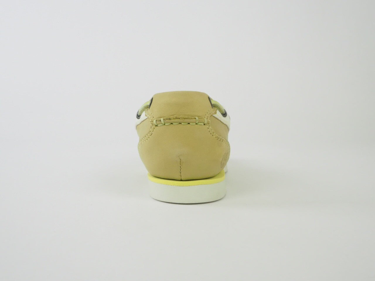 Womens Timberland Classic 2 Eye 27615 Green Leather Textile Boat Shoes