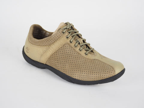 Womens Timberland Kushiro 67385 Putty Leather Lace Up Oxford Trainers