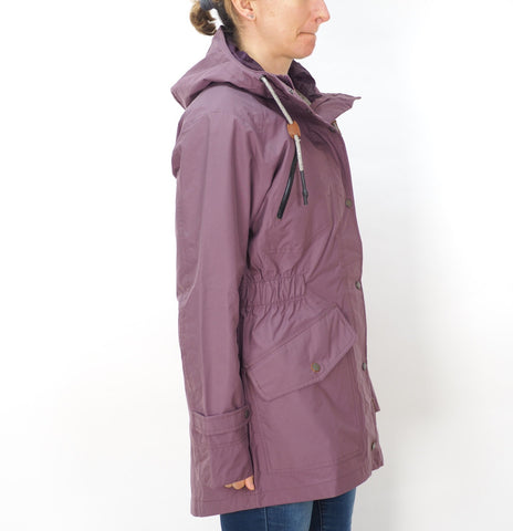 Womens Jack Wolfskin Bunda Texapore 1106091 Mulberry Casual Waterproof Coat