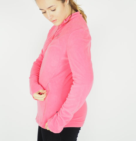 Womens Jack Wolfskin 5007721 Rosebud Warm Longsleeve Fleece Zip Up Sweatshirt