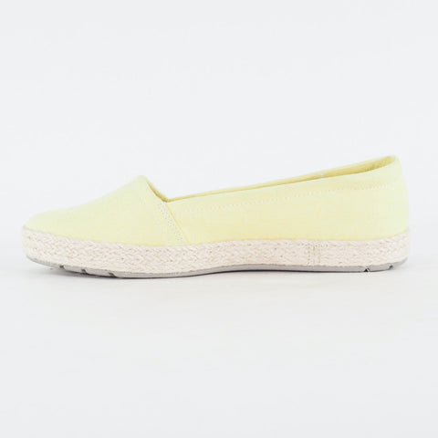 Womens Timberland Casco Bay A1FWO Lemonade Yellow Canvas Slip On Casual Shoes