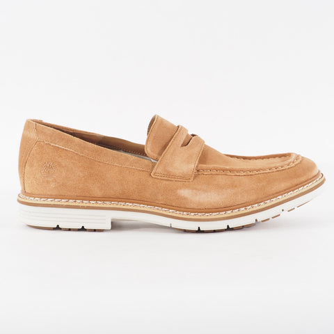 Mens Timberland Naples Trail Penny Loafer A1LGL Brown Slip On Casual Shoes