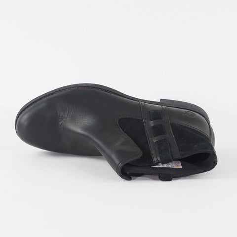 Womens Timberland Chelsea 8705R Black Leather Casual Pull On Ladies Boots