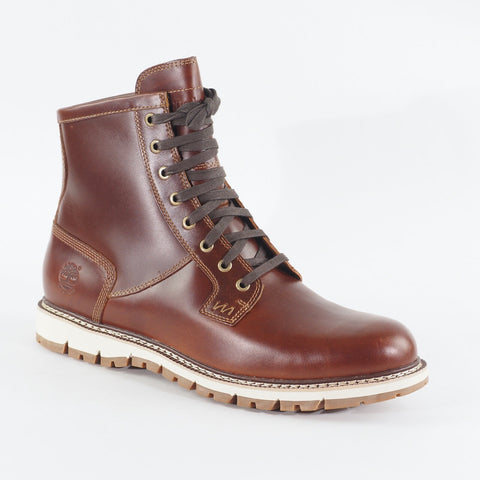 Mens Timberland Britton Hill A1842 Tan Leather Casual Walking Waterproof Boots