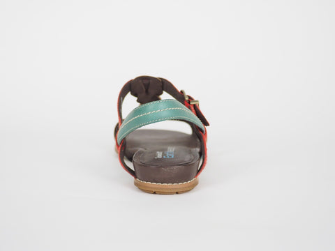 Womens Timberland Kennbank Braid 25617 Multicoloured Leather Strappy Sandals