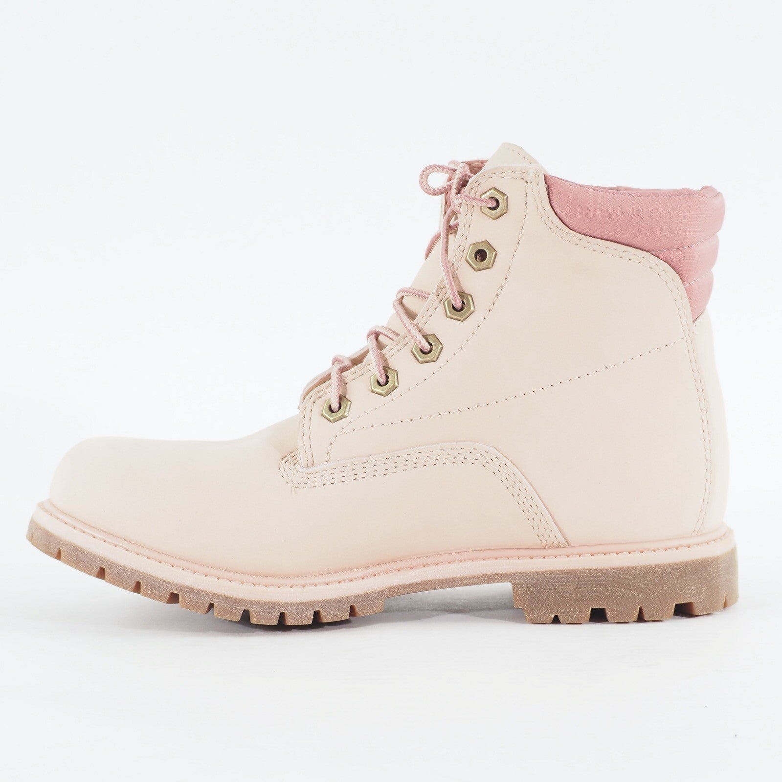 Womens Timberland Waterville 6 Inch A1QT5 Light Pink Leather Waterproof Boots