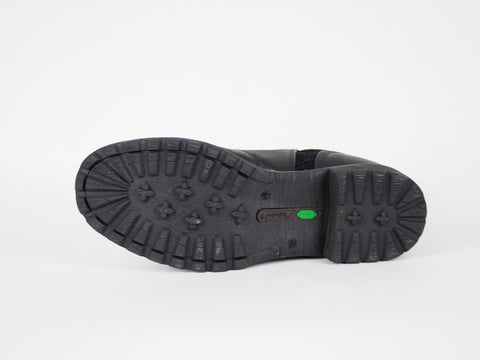 Womens Timberland Stoddard Quilted A128A Black Leather Pull On Warm Winter Boots