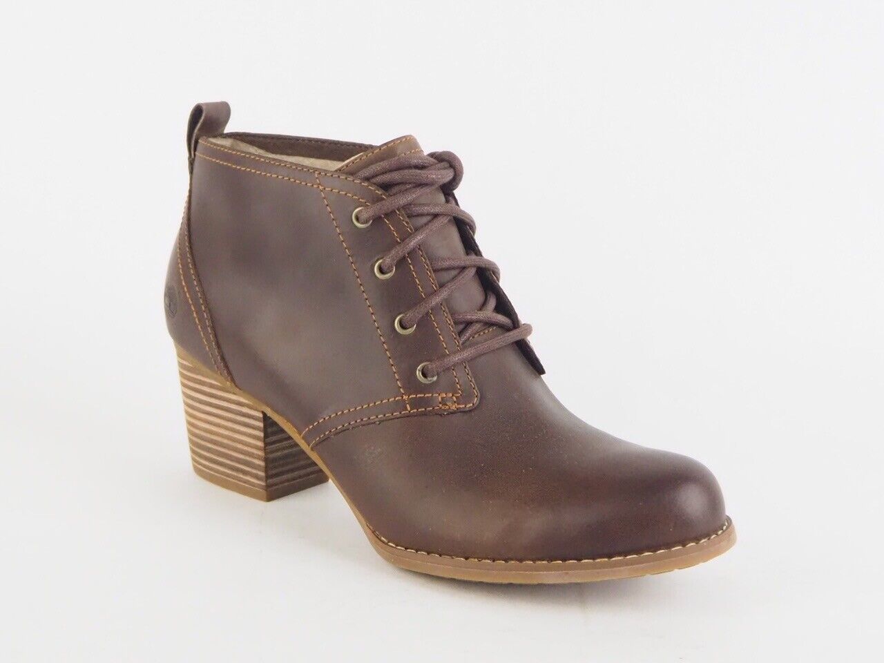 Womens Timberland Earthkeepers Birchmont Lace Chukka 8628R Leather Brown Boots