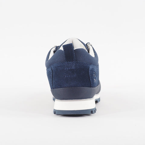 Mens Timberland Euro Hiker Low A689K Navy Leather Lace Up Hiking Walking Shoes